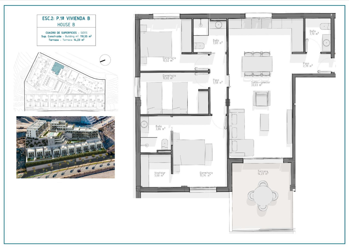 Nouvelle construction - Appartement - Águilas - El Hornillo