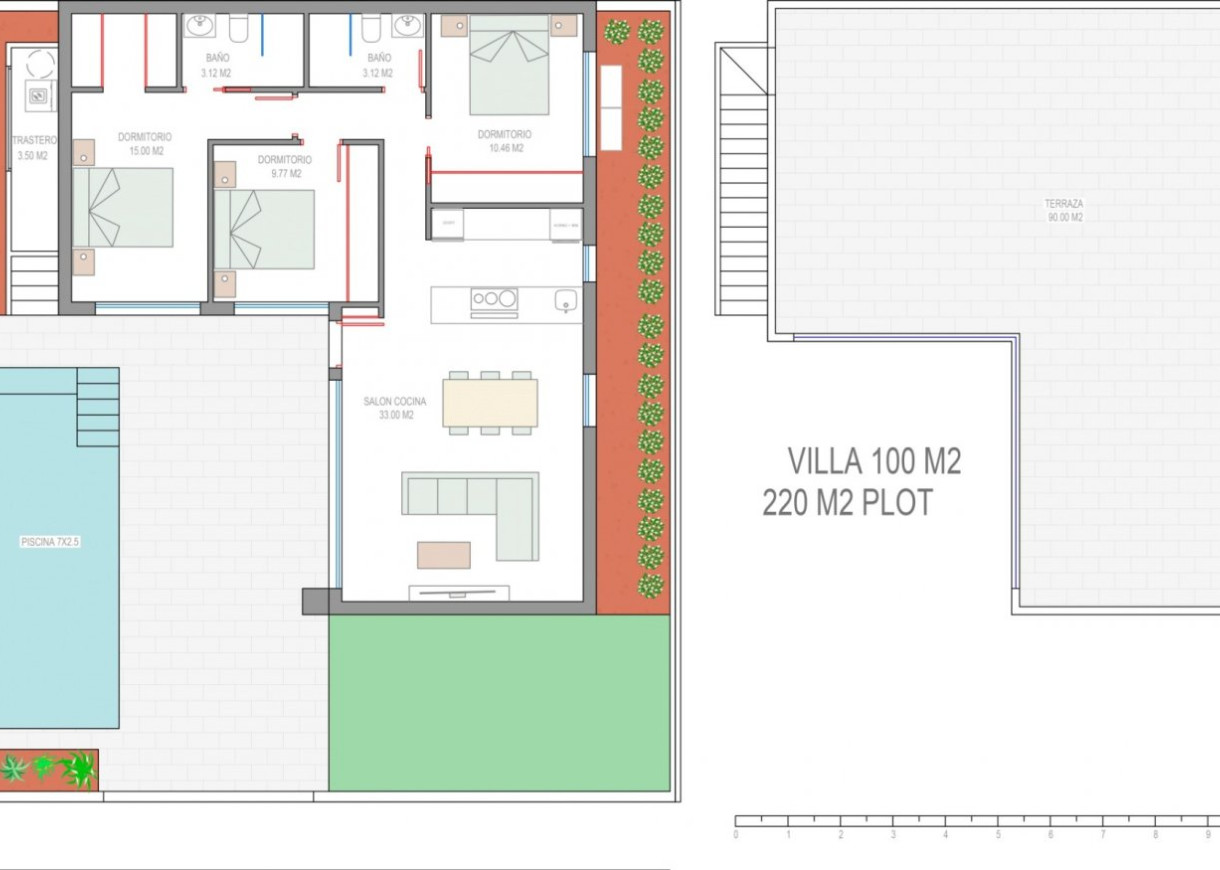 New Build - Villa - Santiago de la ribera - Dos mares