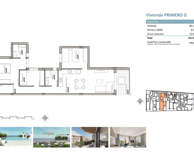 Nouvelle construction - Appartement - Guardamar del Segura - Pueblo