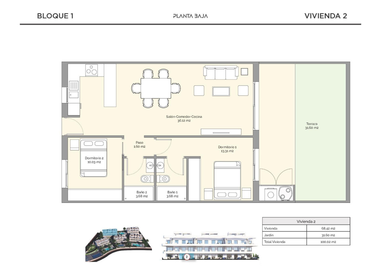 Nueva construcción  - Apartamento - Finestrat - Golf Piug Campana