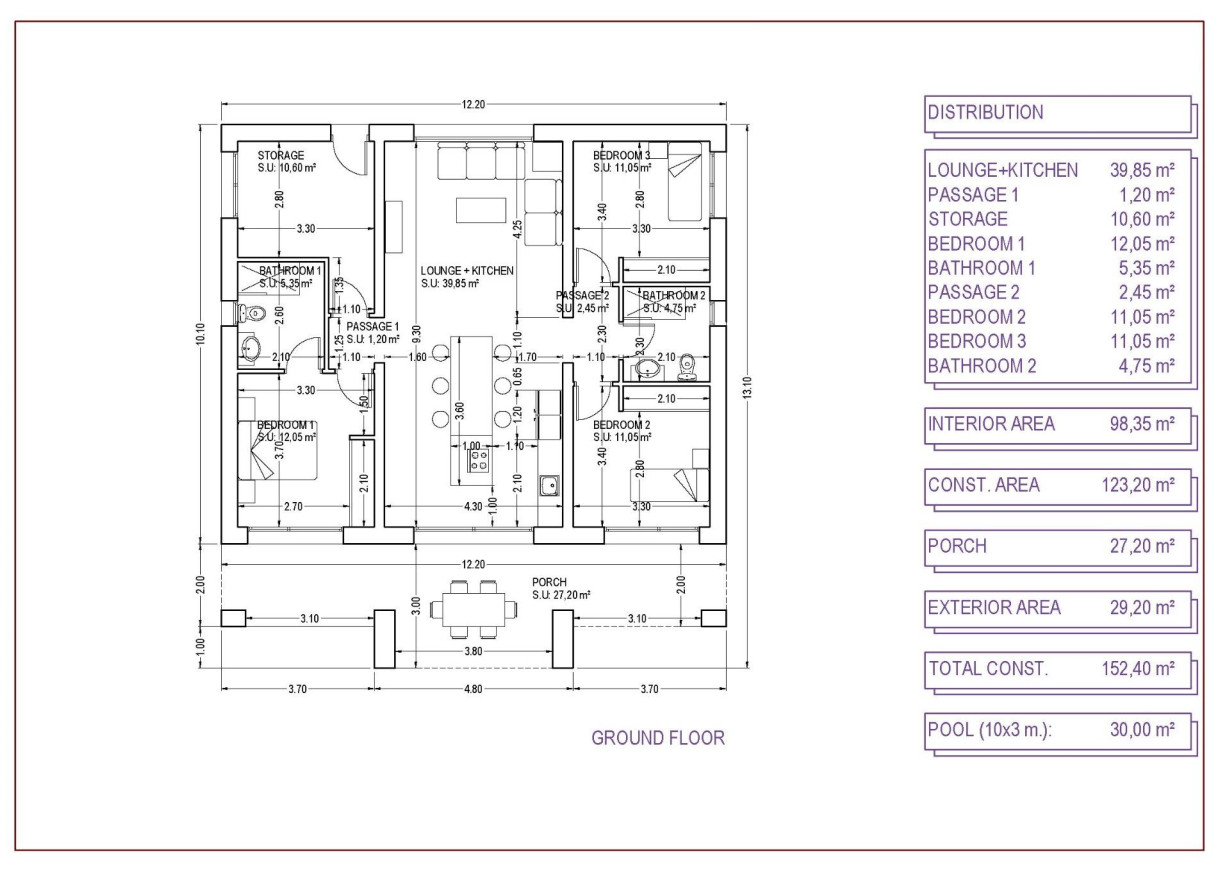 Nouvelle construction - Villa - Pinoso - Campo