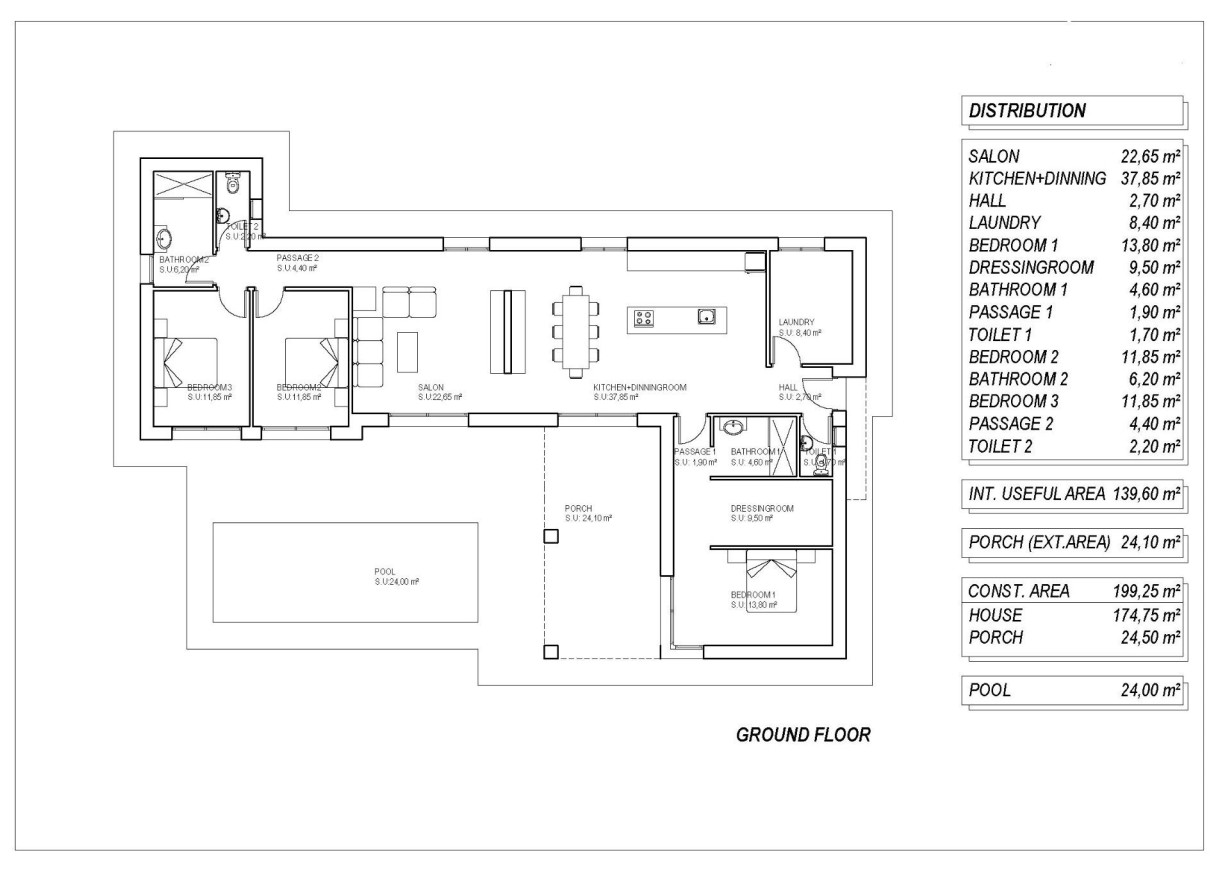 Nouvelle construction - Villa - Pinoso - Campo