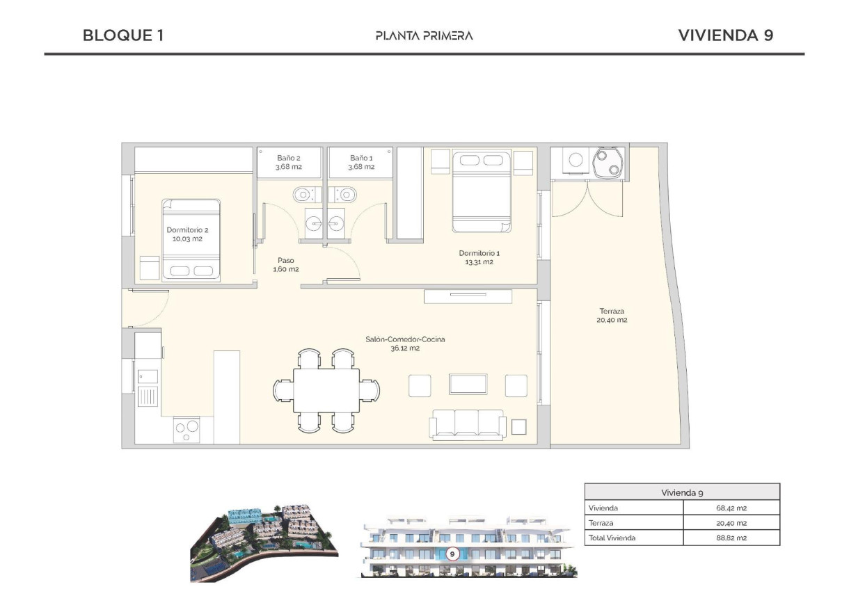 Nueva construcción  - Apartamento - Finestrat - Golf Piug Campana