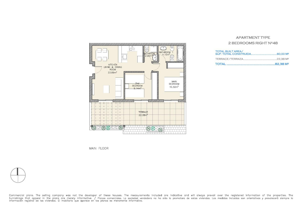 Nueva construcción  - Apartamento - Águilas - Collados