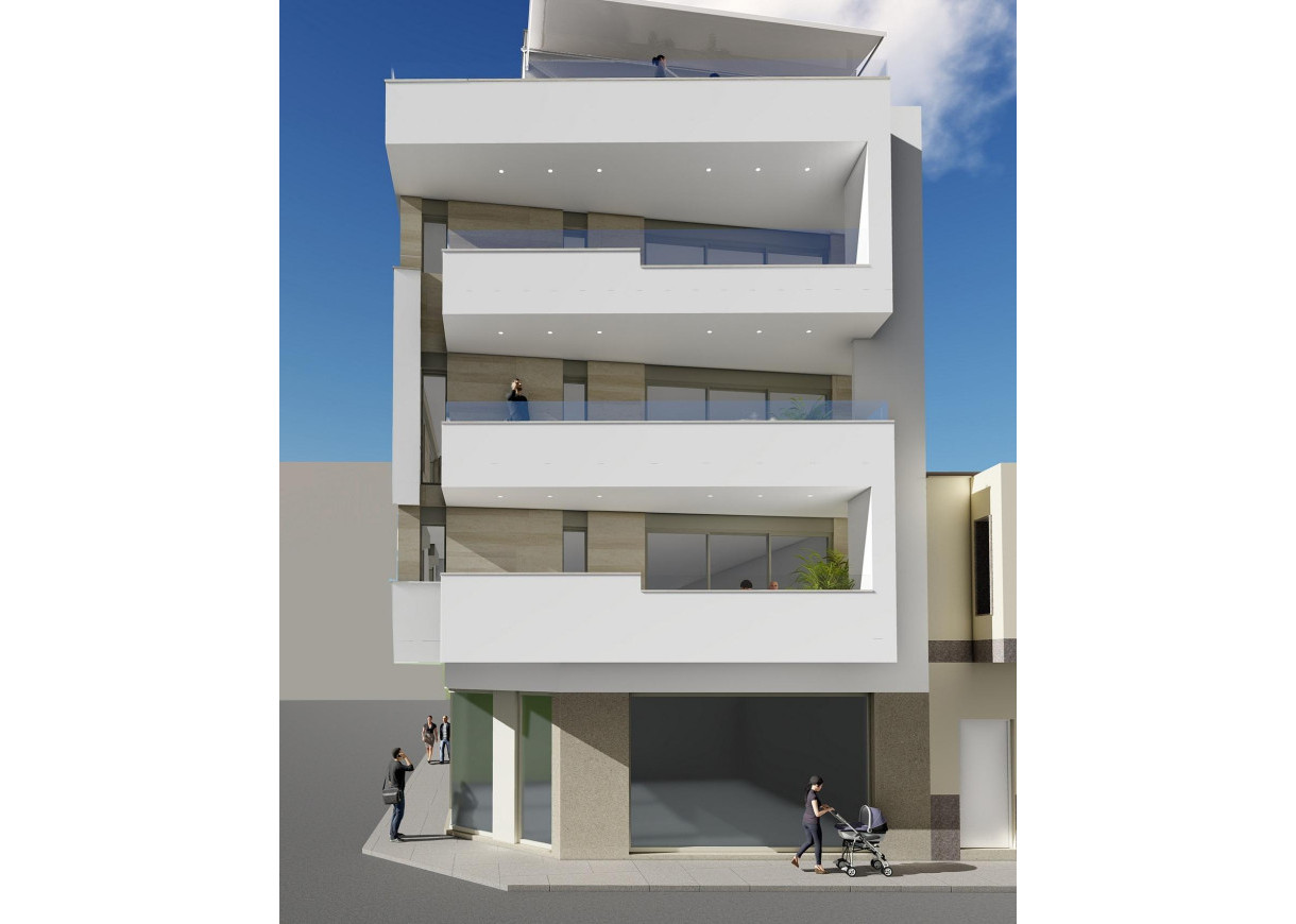 New Build - Lägenhet - Torrevieja - Playa del Cura