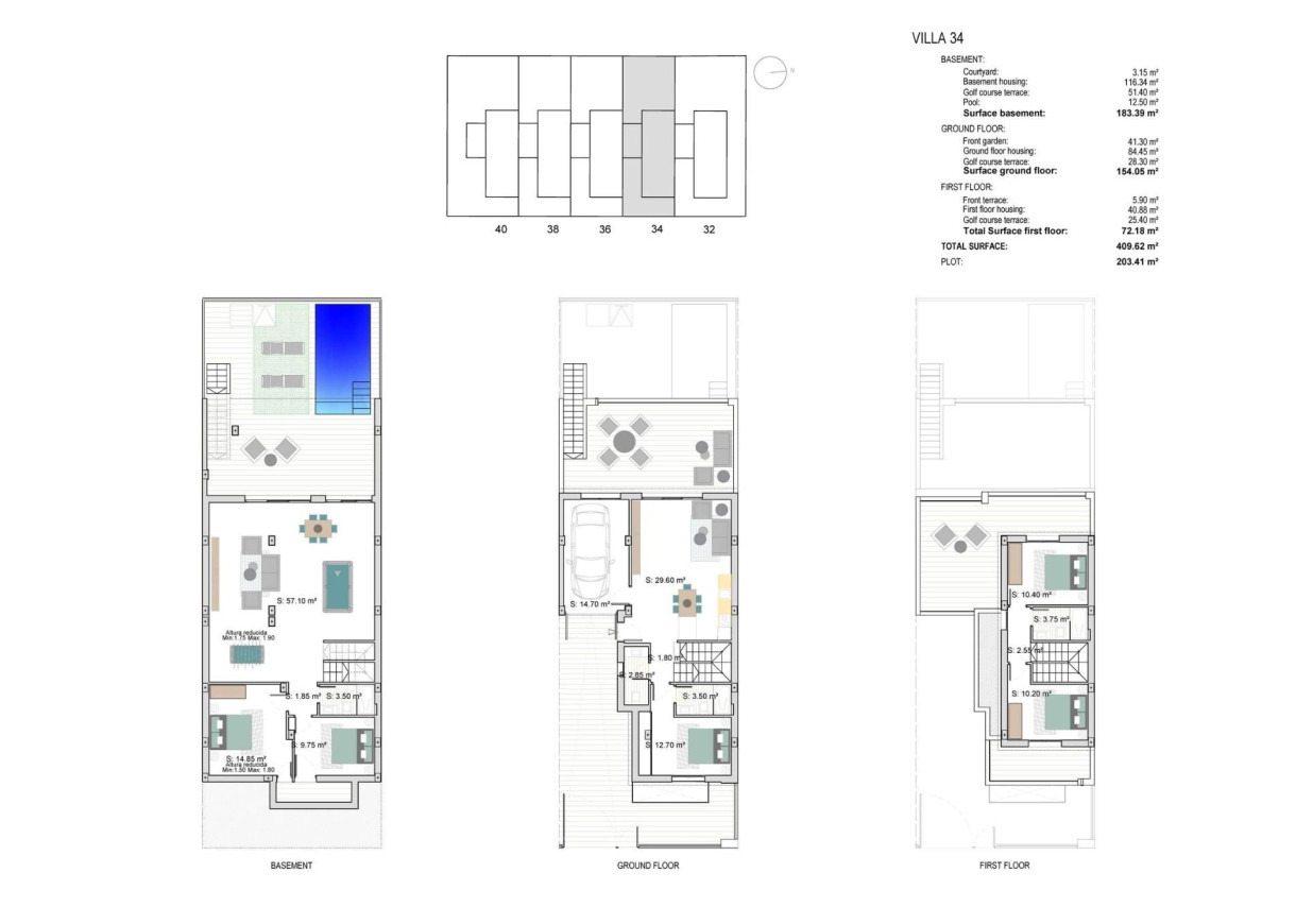 Nueva construcción  - Casa de pueblo - Los Alcázares - Serena Golf