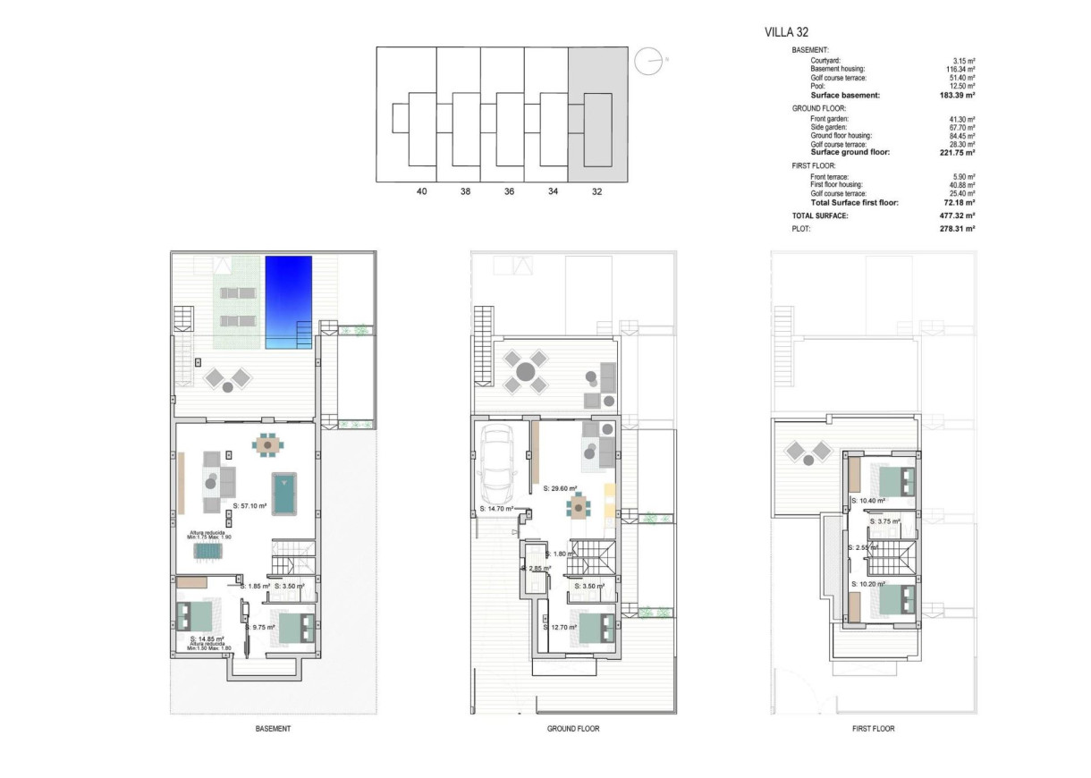 Nouvelle construction - Villa - Los Alcázares - Serena Golf