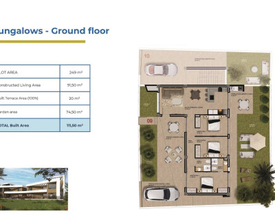 Nouvelle construction - Bungalow - Orihuela Costa - Punta Prima