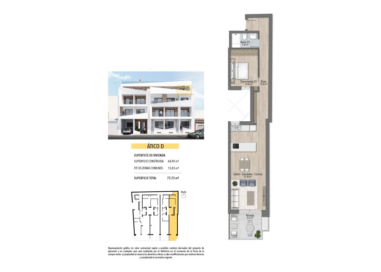 Nueva construcción  - Atico - Torrevieja - Playa del Cura