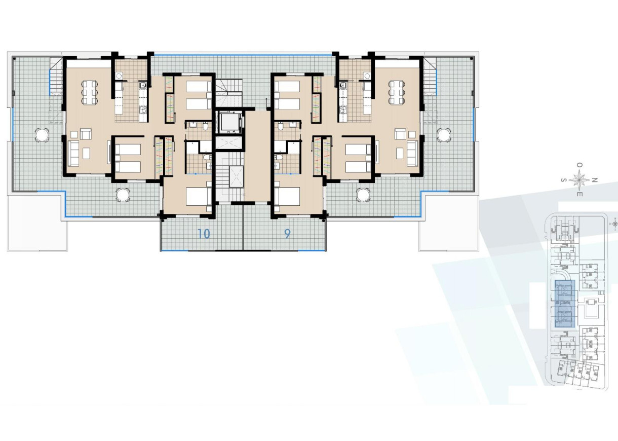 Nouvelle construction - Penthouse - Pilar de la Horadada - El Mojón