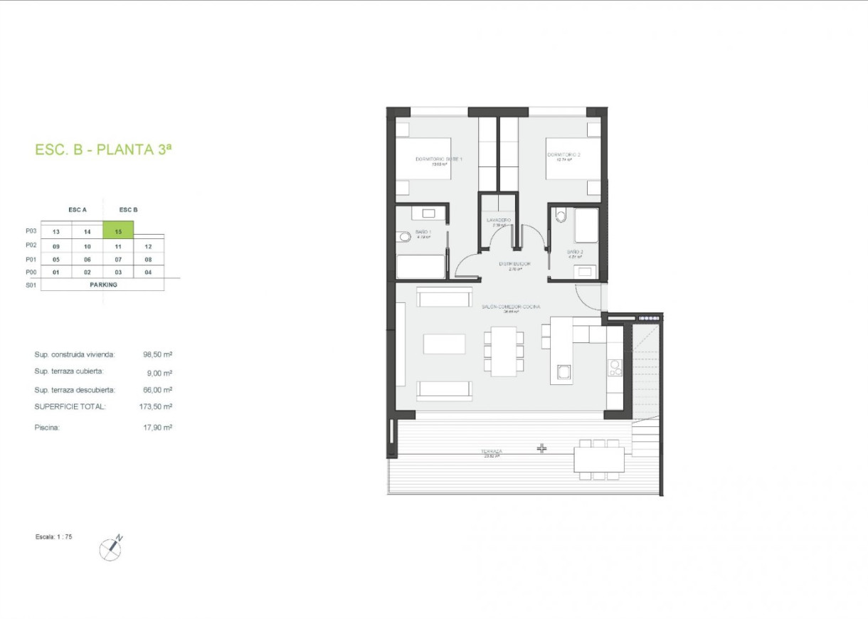 Nouvelle construction - Penthouse - Orihuela - Las Colinas Golf