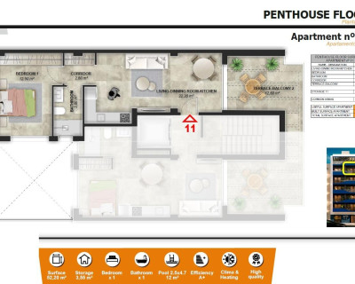 New Build - Penthouse - Torrevieja - Playa del Acequión