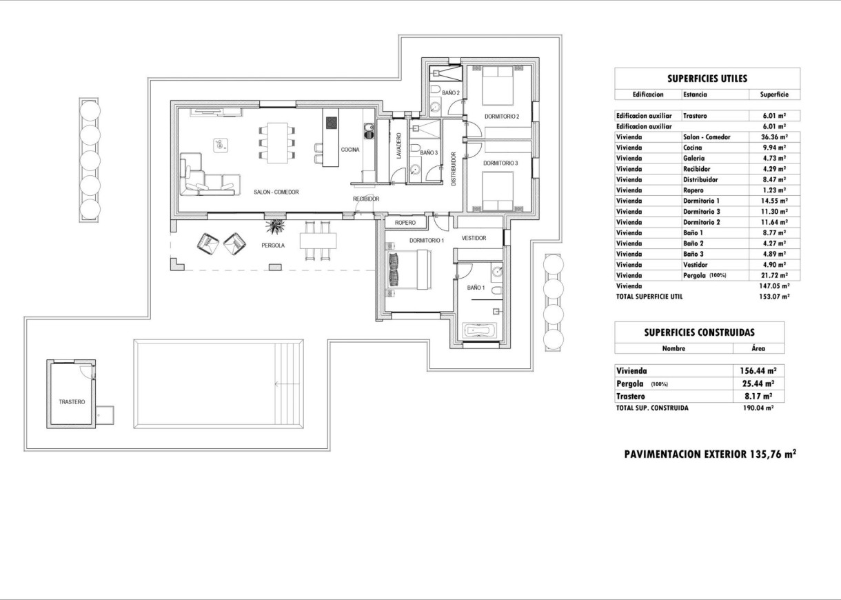 Nouvelle construction - Villa - Aspe - Poligono 19