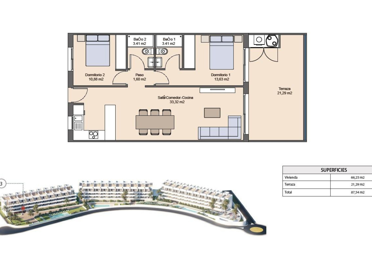 New Build - Apartment - Finestrat - Balcon de finestrat