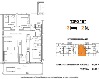 New Build - Apartment - San Miguel de Salinas - Pueblo