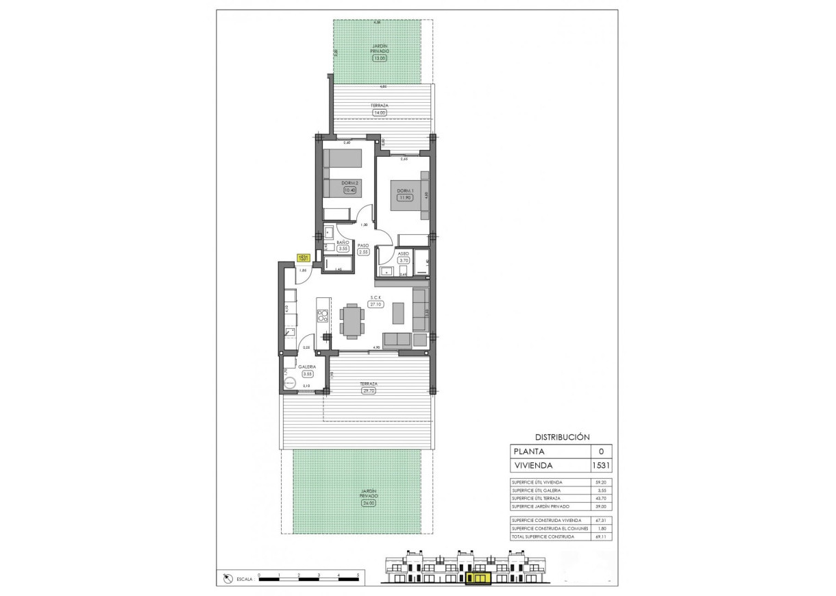 New Build - Bungalow - Algorfa - La finca golf