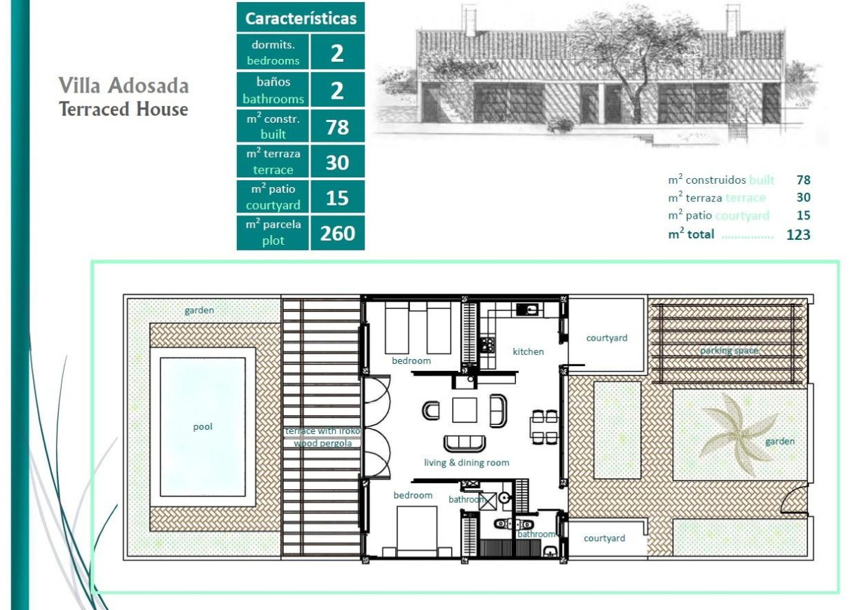 New Build - Town house - Sucina - Peraleja Golf