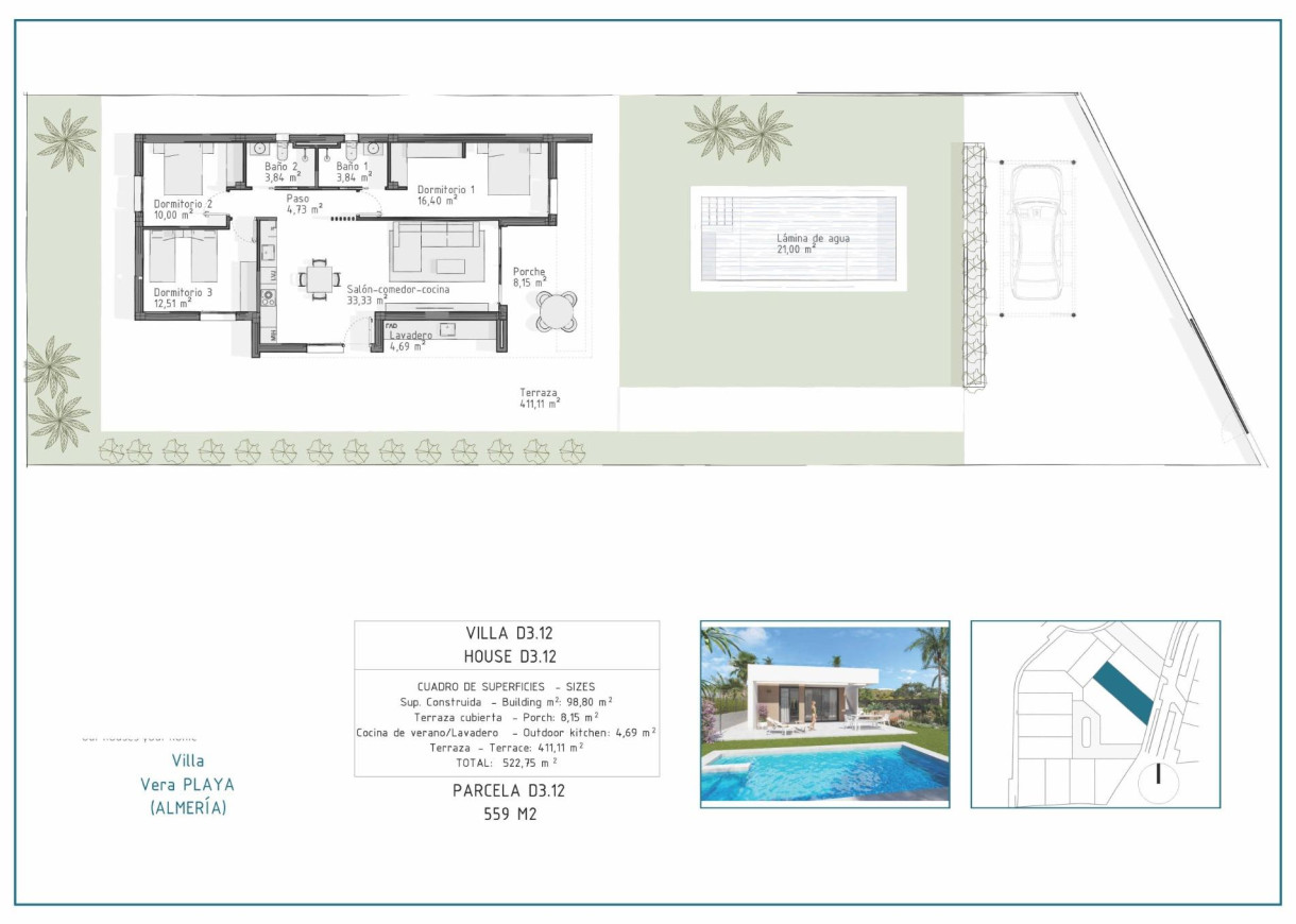 New Build - Villa - Vera - Pueblo Salinas