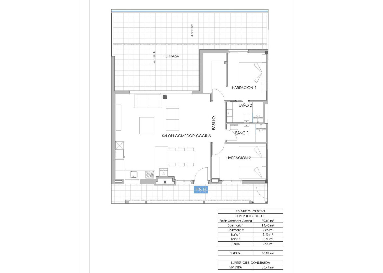 Nouvelle construction - Penthouse - Villajoyosa - Cala de Finestrat