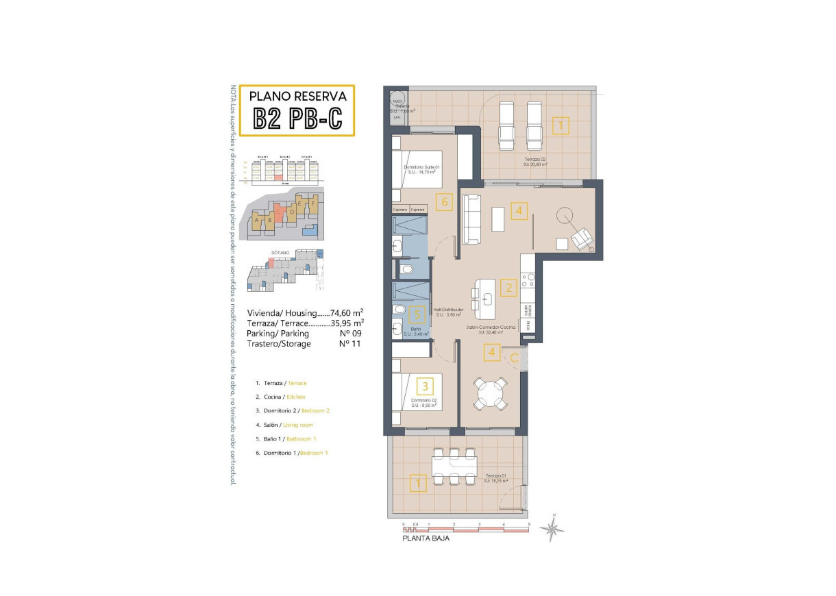 New Build - Lägenhet - Los Alcázares - Serena Golf