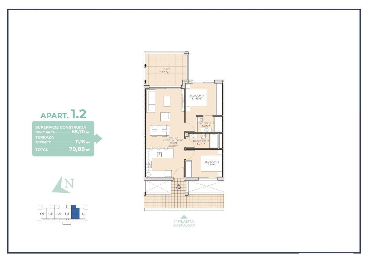 Nouvelle construction - Appartement - Los Alcázares - Serena Golf