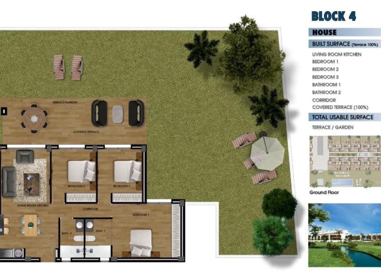 New Build - Lägenhet - Los Alcázares - Serena Golf