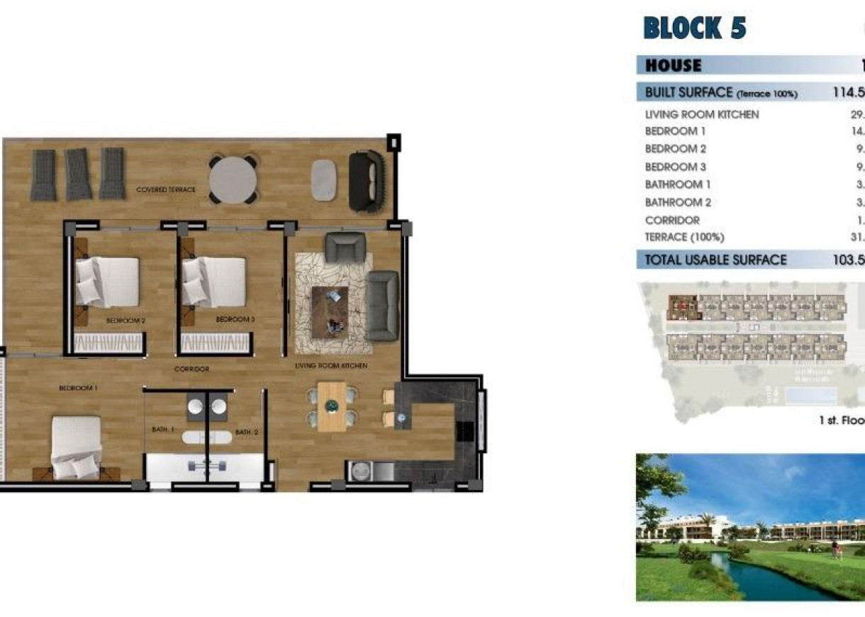 New Build - Lägenhet - Los Alcázares - La Serena Golf