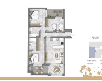 Nouvelle construction - Appartement - Guardamar del Segura - Pueblo