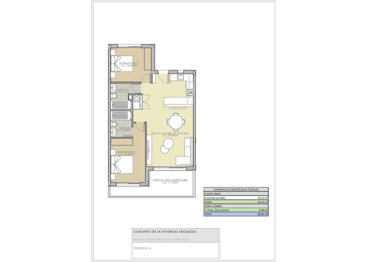 New Build - Bungalow - Rojales - Pueblo