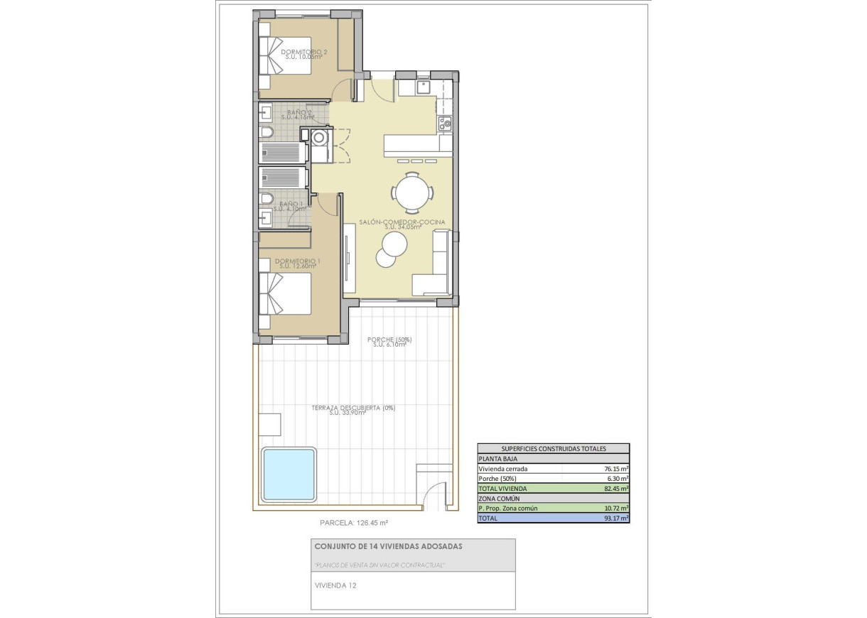 New Build - Bungalow - Rojales - Pueblo