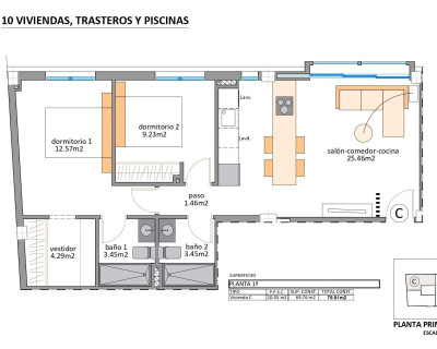 New Build - Lägenhet - San Pedro del Pinatar - Lo pagan