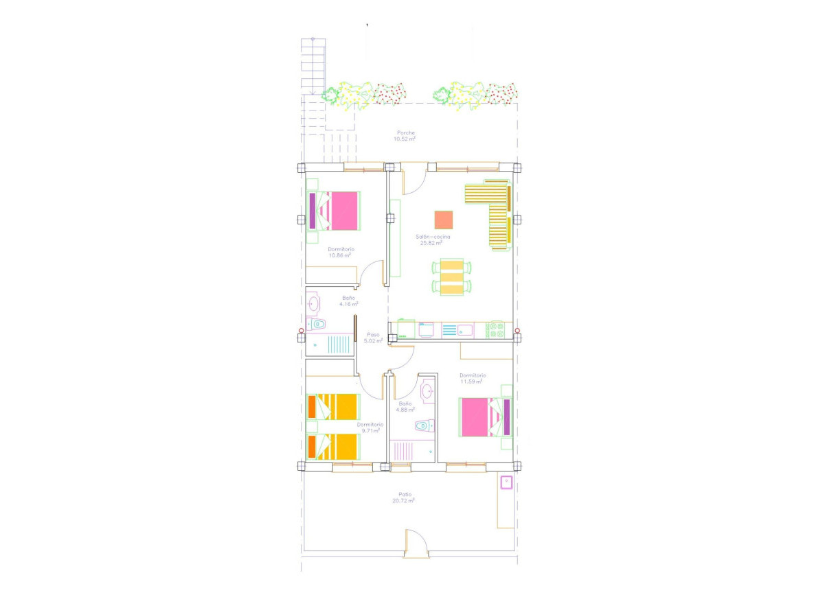 New Build - Bungalow - San Javier - pueblo