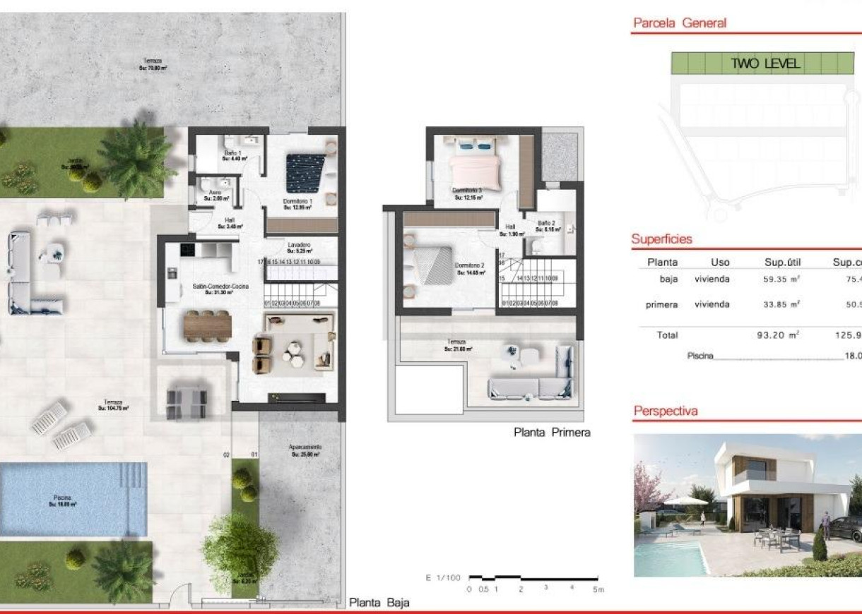 New Build - Villa - BAÑOS Y MENDIGO - Altaona golf and country village