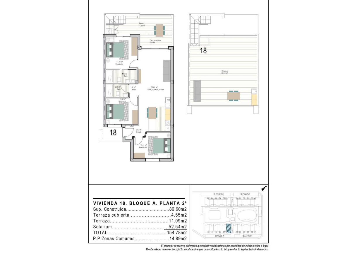New Build - Penthouse - Torre Pacheco - San Cayetano