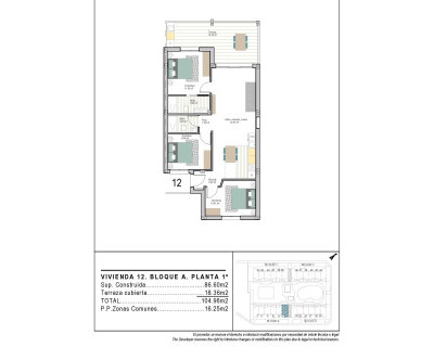Nueva construcción  - Apartamento - Torre Pacheco - San Cayetano