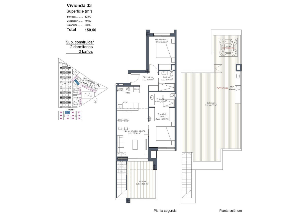 New Build - Penthouse - Los Alcázares - Serena Golf