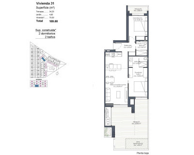 New Build - Apartment - Los Alcázares - Serena Golf