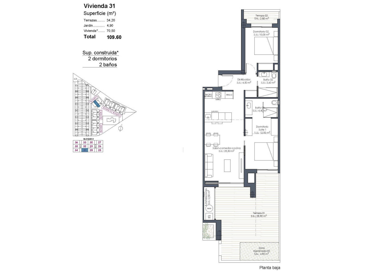 New Build - Apartment - Los Alcázares - Serena Golf