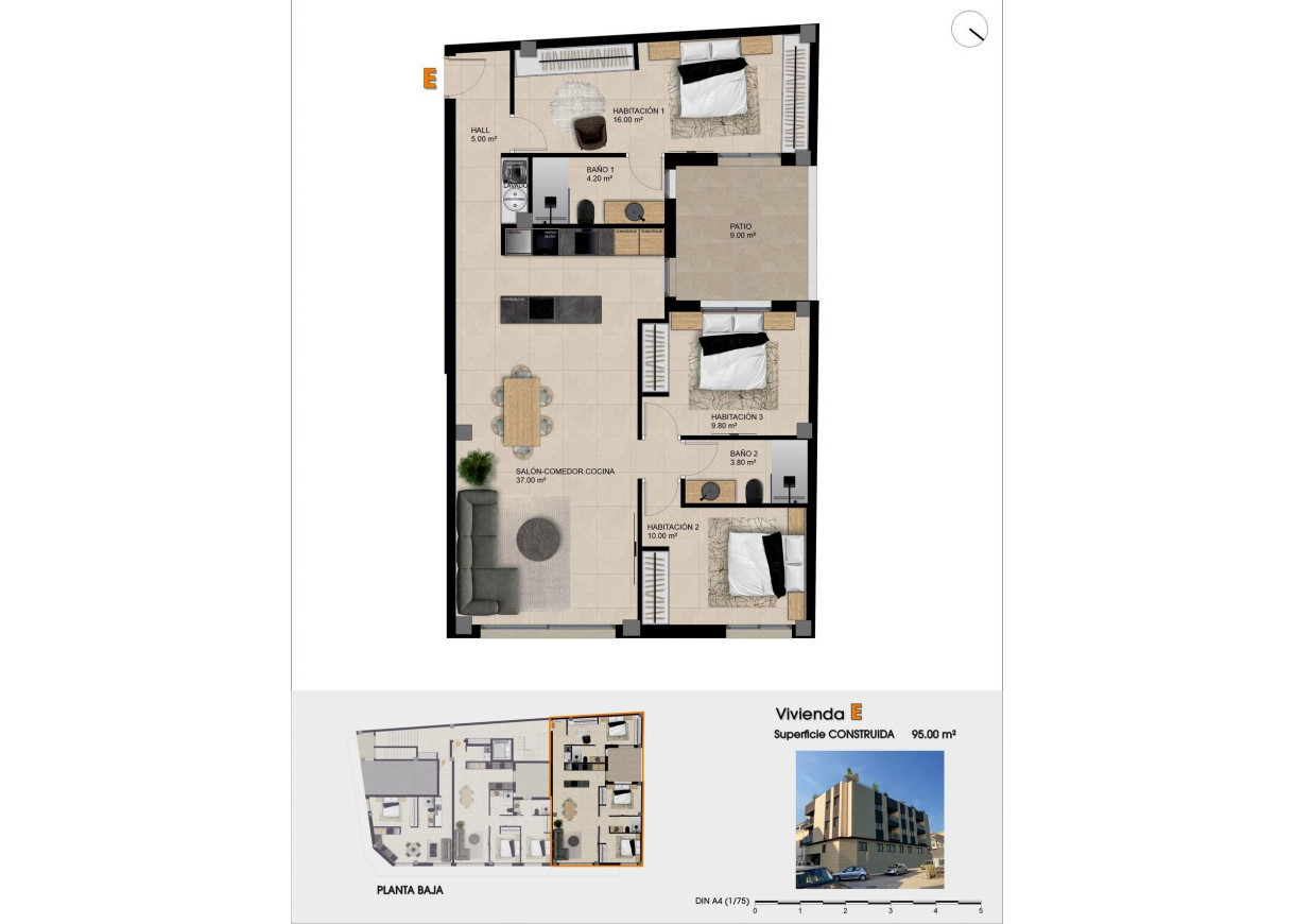 Nouvelle construction - Appartement - Catral - pueblo