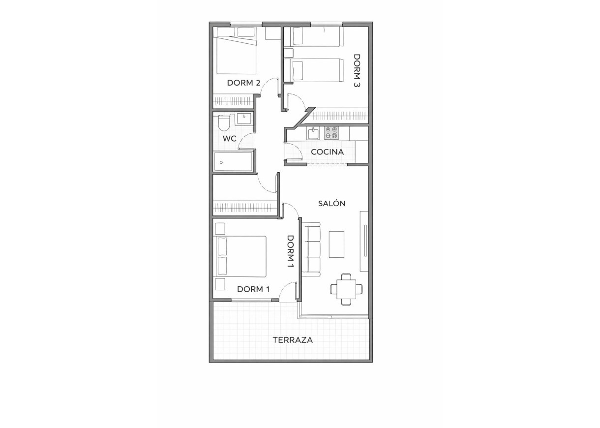 Resale - Apartment - Orihuela Costa - Altos de Campoamor