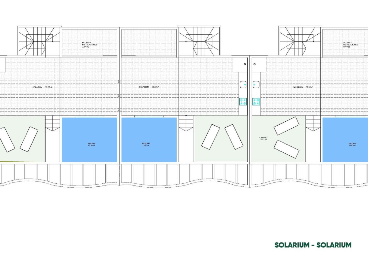 New Build - Bungalow - Pilar de la Horadada - parques de Andromeda