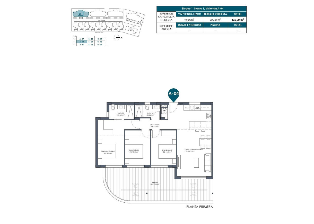 New Build - Apartment - Los Alcázares - Serena Golf