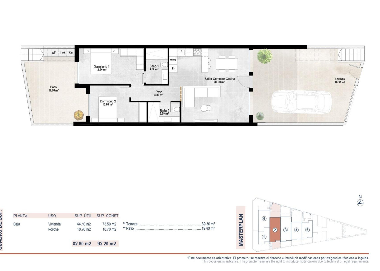 New Build - Bungalow - San Pedro del Pinatar - Pueblo