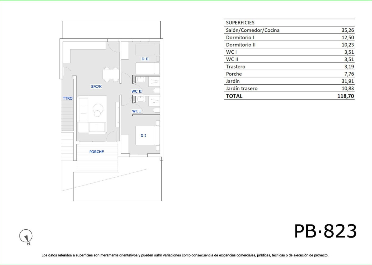 New Build - Bungalow - San Miguel de Salinas - Pueblo