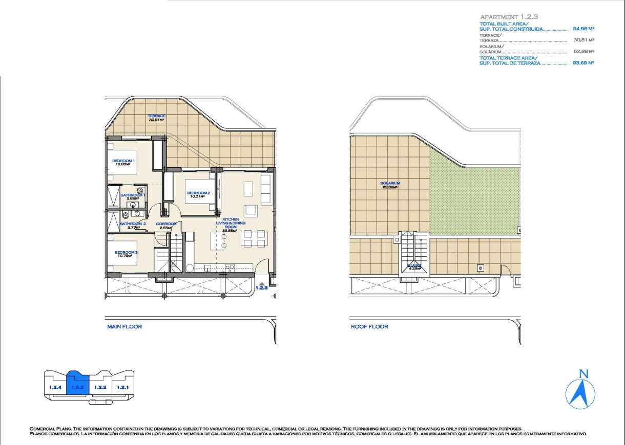 New Build - Penthouse - Los Alcázares - Serena Golf