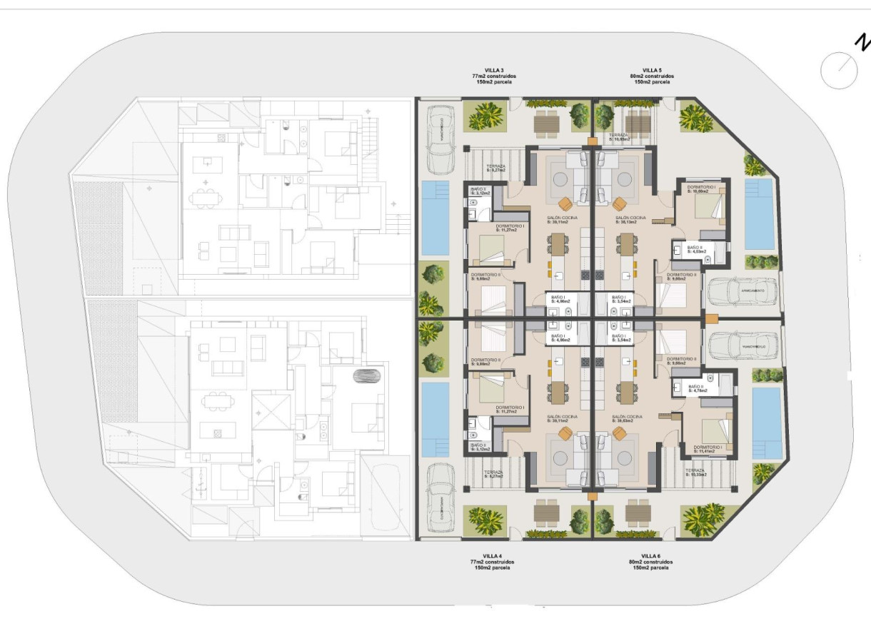 New Build - Quad House - Torre Pacheco - El Alba