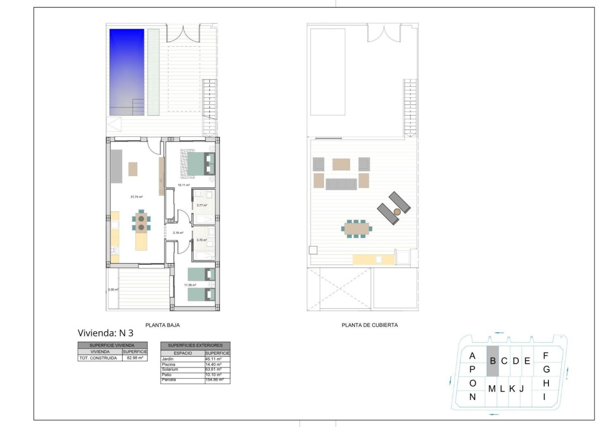 New Build - Town house - Torre Pacheco - El Alba