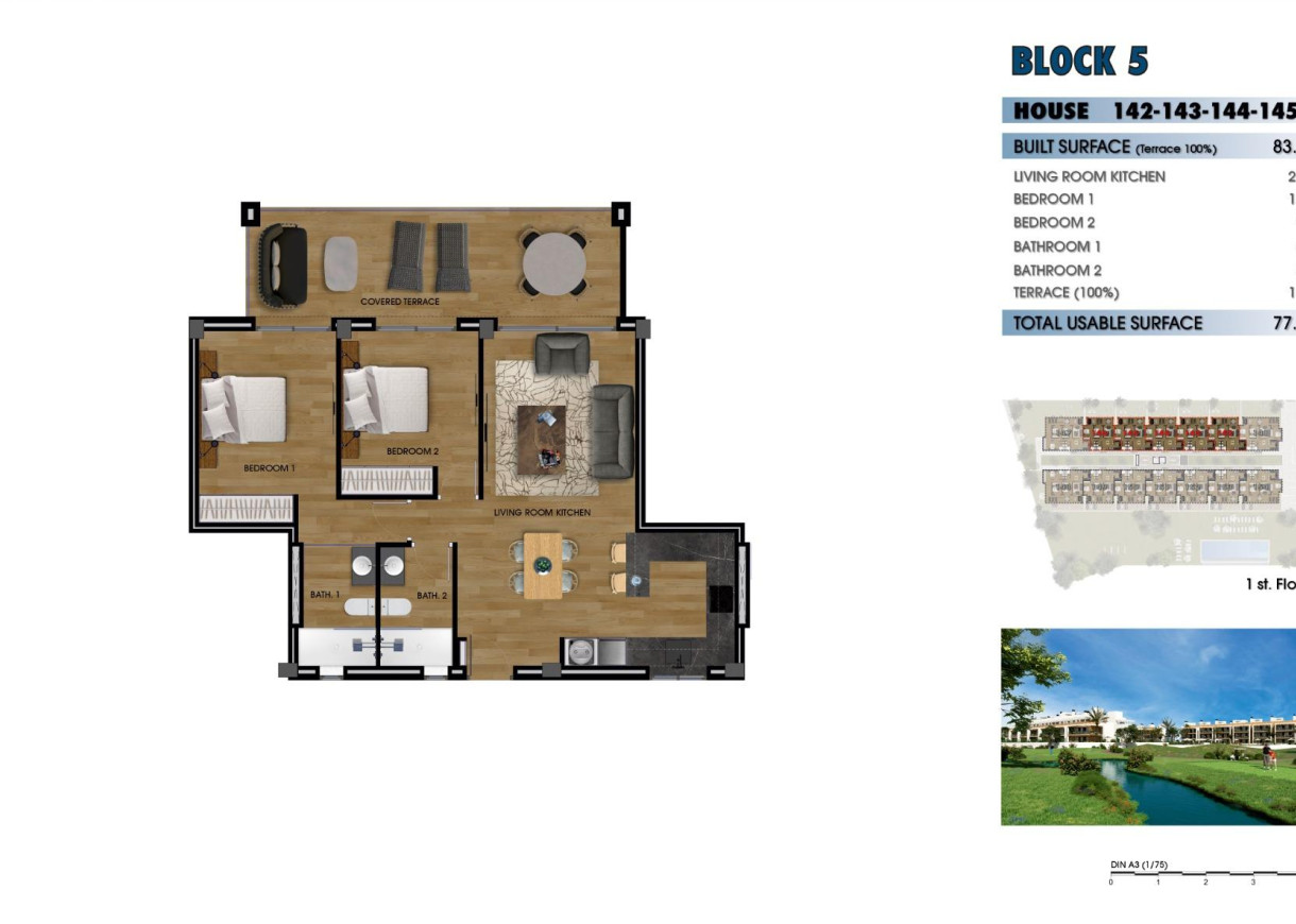 New Build - Apartment - Los Alcázares - La Serena Golf
