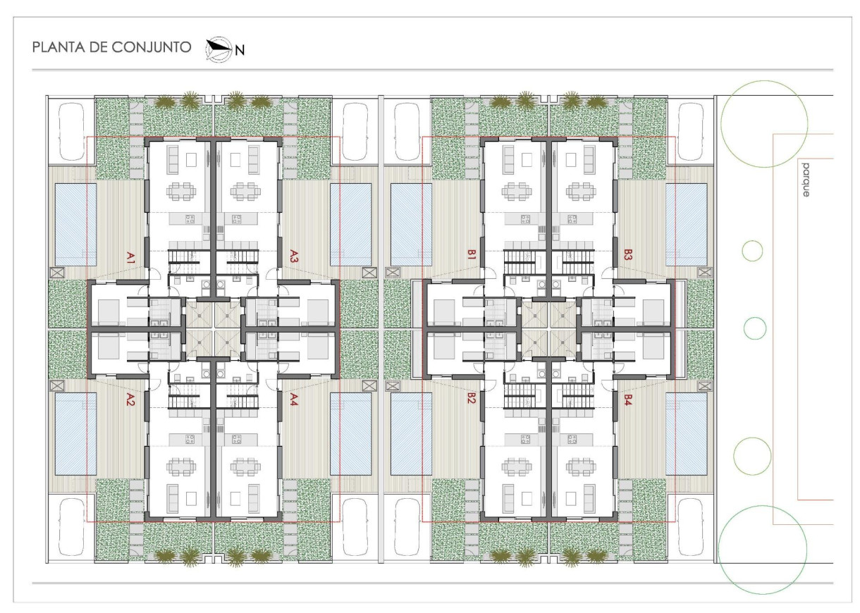 New Build - Quad House - Bigastro - Loma Alta