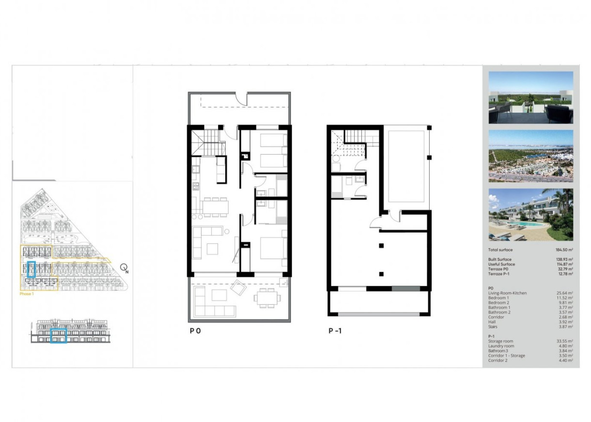 New Build - Bungalow - Torrevieja - Lago Jardín II